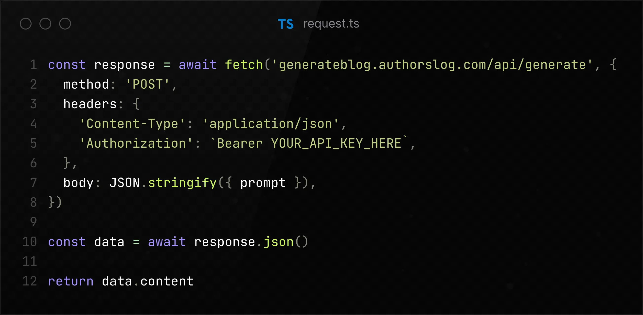 API Example